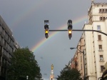 Arco iris otoñal en Bilbao!