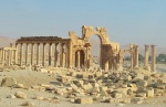 Palmira, y su famoso Arco del Triunfo (Siria)
Palmira arco triunfo Siria