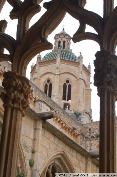Torre de las Horas de Santes Creus (Tarragona)
La torre de las horas vista desde el claustro.
