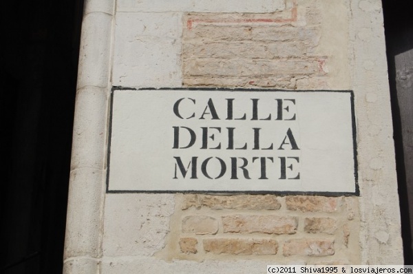 Calle della Morte de Venecia
Quizás no viva mucha gente aquí...

