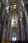 Interior de la Sagrada Familia de Barcelona
Gaudí Barcelona España Spain