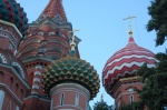 Bulbos posteriores de la Catedral de San Basilio - Moscu