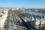 Paseo de Colón y puerto - Barcelona