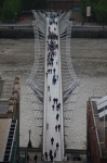 Aérea del puente del Milenio de Londres