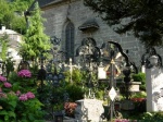 Cementerio de la Abadía de San Pedro en Salzburgo
Cementerio, Abadía, Pedro, Salzburgo, Catedral, Juan, Peña, abadía, cercana, está, parte, excavada, roca, recordó, monasterio