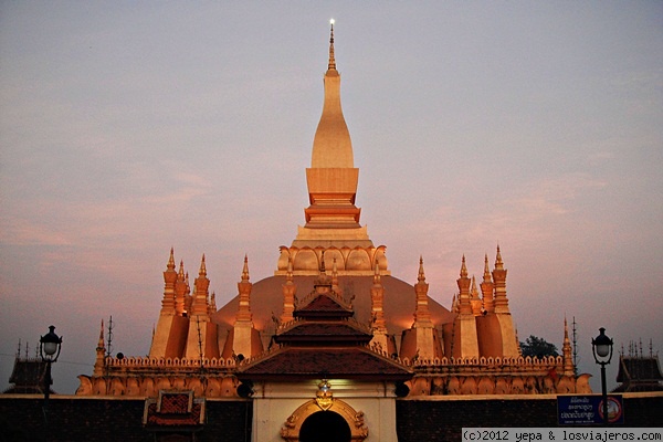 Pha That Luang
Es el monumento mas importante de Laos
