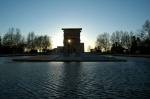 Atardecer en el Templo de Debod