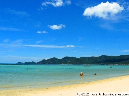 tailandia
chaweng, una de las playas mas bonitas de samui, y la mas turistica.
