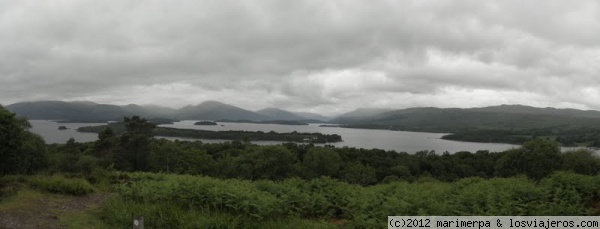 Lago Lomond desde Inchcailloch
Vistas del Lago Lomond desde Inchcailloch, una de sus islas.
