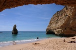 Praia do Carvalho - Algarve
Praia, Carvalho, Algarve, esta, pequeña, playa, accede, túnel, excavado, roca
