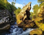 Cañón del río Korana, en Rastoke