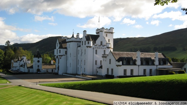 Blair castle, en Perthshire, Escocia
Pertenece al clan Murray.
