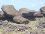 Moais tumbados
Moais Isla de Pascua Rapa Nui