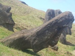 Moai Volcan Ranu Raraku