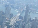 Puente Brooklyn y Downtown desde Helicóptero NY