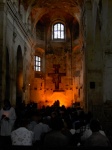 Interior iglesia en Vilnius