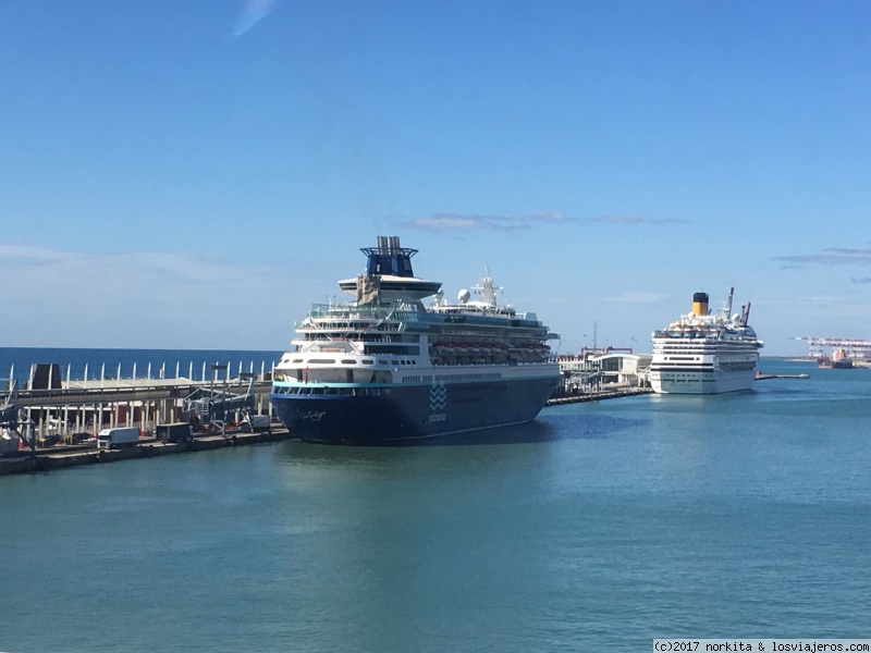 Crucero Sovereign brisas Mediterráneo 2017 - Blogs de Mediterráneo - Dia  1 embarque Barcelona (1)