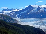 Flying to the Mendenhall Glacier, Alaska