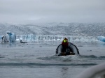 Pared glacial en Jökulsárlón