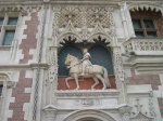 Castillo de Blois detalle de la fachada