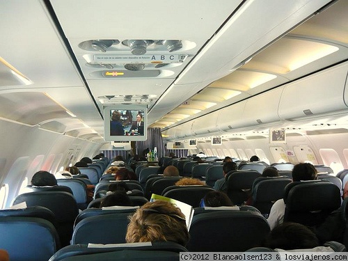Interior de nuestro avion
Madrid - New York
