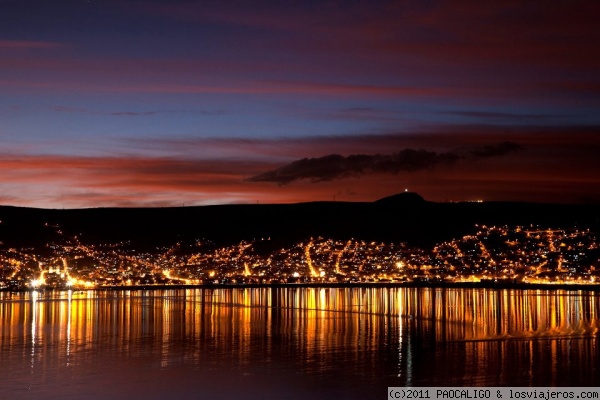 Puno de Noche
Vista desde el Titicaca a la ciudad de Puno
