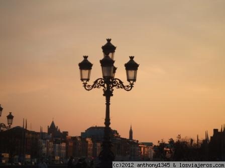 Atardecer en Dublín
Atardecer desde el puente O'Connell
