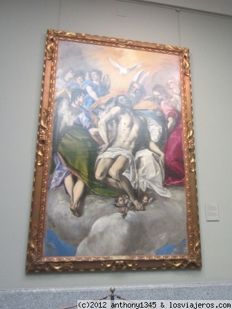 La Trinidad, del Greco
La Trinidad fue pintado por el Greco en 1577, y es uno de los 9 cuadros pintados para el Monasterio de Santo Domingo de Silos (Toledo). Hoy se expon en el Museo del Prado
