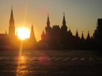 Atardecer en la Plaza Roja