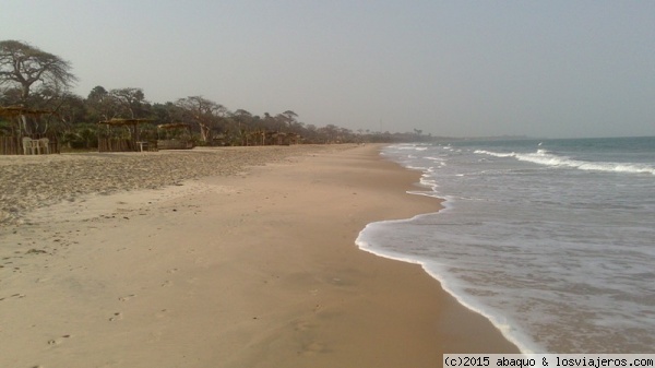 Playa en Gambia
La zona de Brufut en Gambia tiene una maravillosa playa con baobabs y cientos de palmeras
