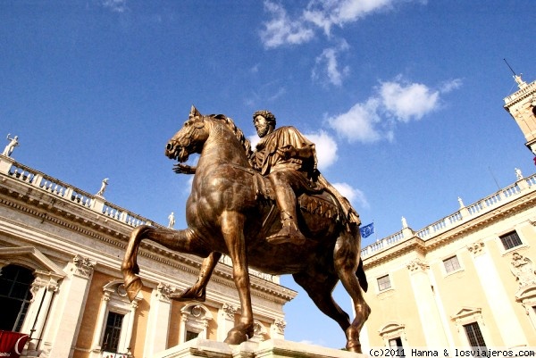 Estatua de Marco Aurelio
Estatua deL Emperador Marco Aurelio en el Campidoglio-Roma
