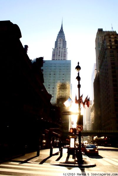 Amanece en el Chrysler Building
El edificio Crhysler, con las primeras luces del día en Manhattan
Foto sacada desde la Grand Central Station
