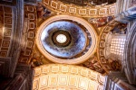 Interior de la cúpula de la Basílica de San Pedro-Roma-Italia