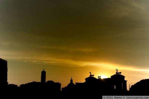 Vistas del Monumento a Vittorio Emanuele-Roma
Vistas al atardecer, del Monumento a Vittorio Emanuele II
