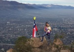 Orgullosas de hacer cumbre en Cerro MANQUEHUE, Santiago
MANQUEHUE, CERRO, SANTIAGO, CHILE, ANDES