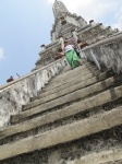 Wat Arun
Arun, Tremenda, escalera, para, unas, buenas, vistas