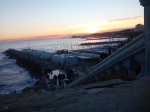 Escaleras de la iglesia en sitges ..cuidado si llueve o la mar esta piacada !!!