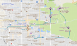 Mapa de los sitios que visitamos en Nara