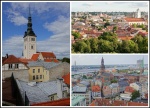 Capitales Bálticas: Tallin, Riga y Vilnius.