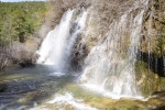 CHORRERAS DEL NACIMIENTO DEL RÍO CUERVO.
chorreras, cascada, río Cuervo,  Serrranía de Cuenca