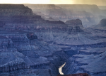 El río Colorado (plateado al atardecer)