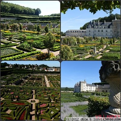 Collage de Chateaux/ jardines de Villandry
Varias fotos de los jardines de Villandry
