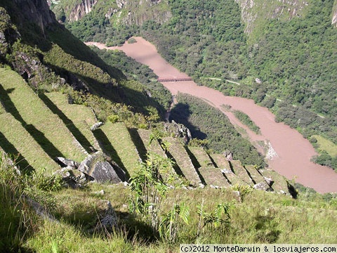 Río Urubamba (Perú)
El río Urubamba y las terrazas agrícolas desde la ciudadela de Machu Picchu.
