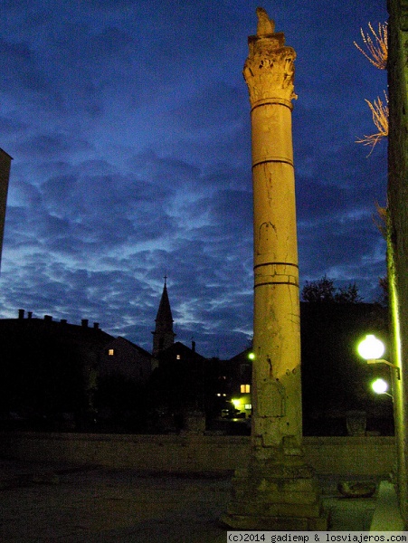 El foro romano de Zadar
Foro romano de Zadar
