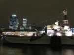 Londres: El HMS Belfast y la City de noche
Londres, London, HMS Belfast, City, Gherkin, Norman Foster