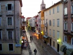 Una calle de Zadar