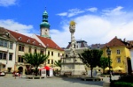 Sopron: Fö Tér
Sopron, Fö Tér, Plaza Mayor, casco antiguo, Transdanubia, Torre de Vigilancia, Columna Mariana, Magyarorszag