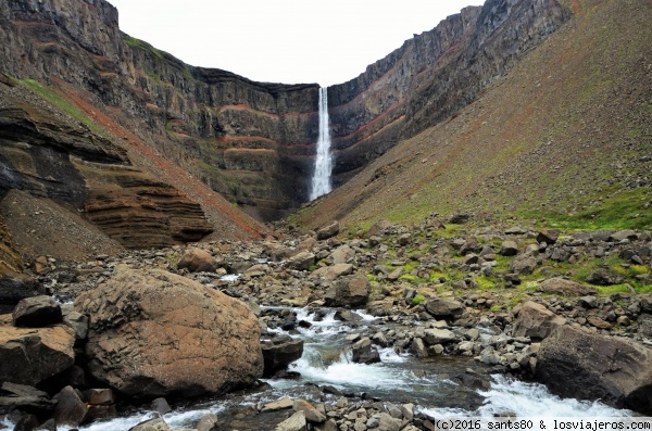 Hengifoss
Esta cascada fue una de las que más nos gustó.
