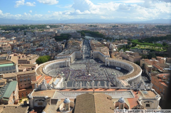 Vista de Roma desde el Vaticano
Una de las mejores vistas de Roma.
