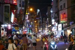 Ho Chi Minh - Barrio mochilero de noche